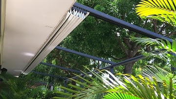 Mẫu bạt xếp tự động dành cho biệt thự cao cấp | Trinh AGS