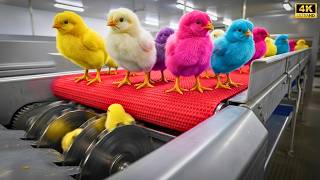 US Chicken Mega Factory Egg Incubation Broiler Raising Process Inside ...