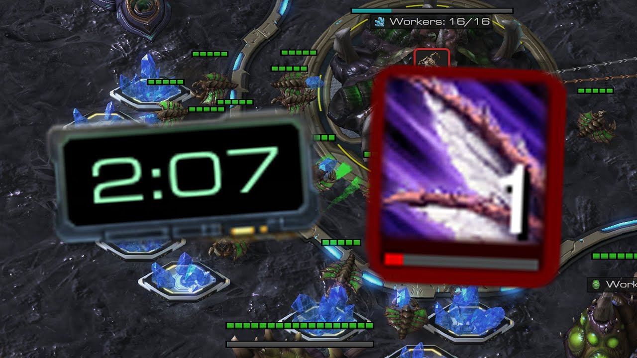 Fastest Ling Flood vs Protoss