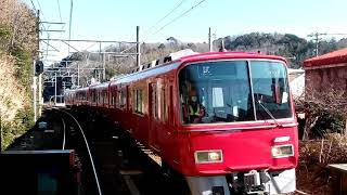 [ロールアウト！] 名鉄3505F改(試運転) K1585ﾚ 名電山中駅通過