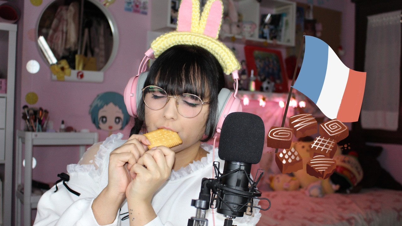 ASMR mukbang de dulces franceses 🇫🇷