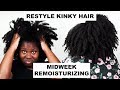 MIDWEEK REMOISTURIZING - HOW DO I MOISTURIZE MY 4a 4b 4C NATURAL HAIR DURING THE WEEK? | Bubs Bee