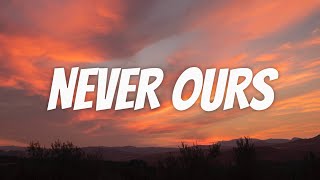 Mirathe - Never Ours Lyrics Video