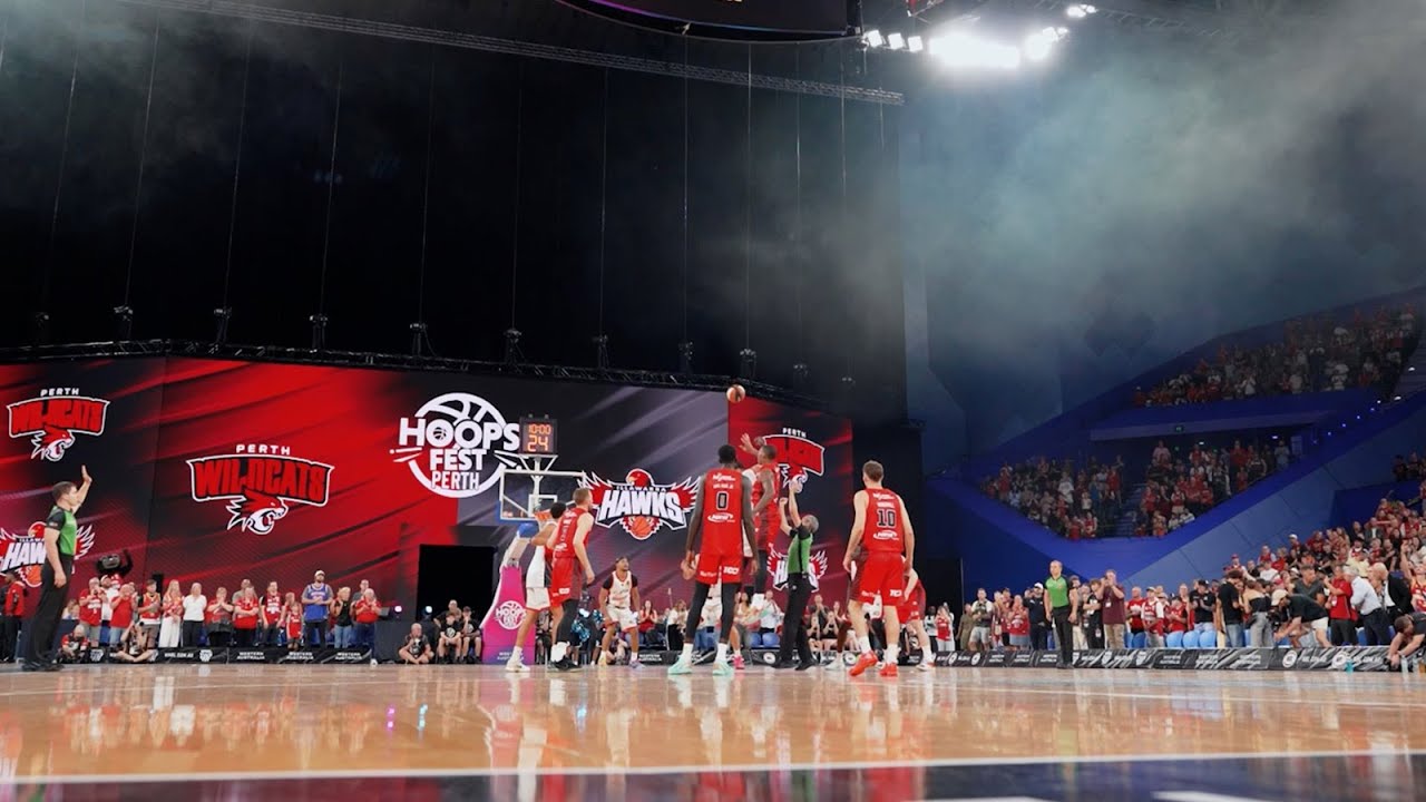 Through the Lens: Hawks vs Wildcats HoopsFest | RD17 NBL26 | Illawarra Hawks