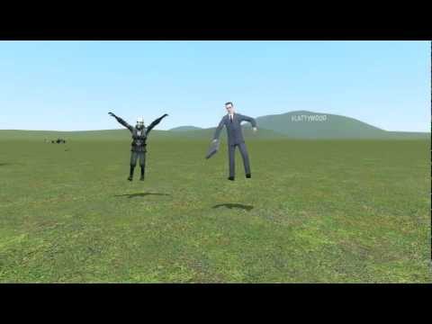 [Quick Clip] Garry's Mod: Messing about with the Kinect integration