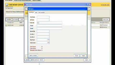 Teknik Servis Programı, Stok Tanımlama Nasıl Yapılır?