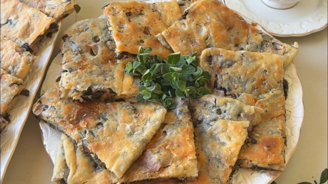 مطبق الزعتر الفلسطيني 😍 اطيب مطبق بالعالم