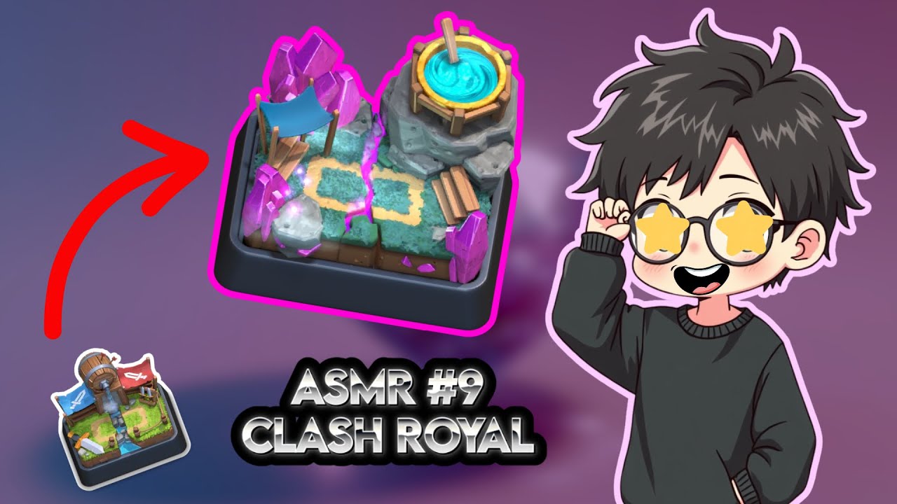 CLASH ROYAL [ASMR F￼R] #9 - PASSAGE A L’ARÈNE 4 ! - #clashroyale #asmrfrançais 