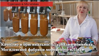Качество и оригинальность: узнали о новинках Могилевской фабрики мороженого «Лёва»