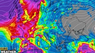 European Weather Ecmwf Model Precipitation March 17, 2026 - Rainstorms In Europe