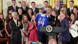 The President Honors The U.s. Womens National Soccer Team