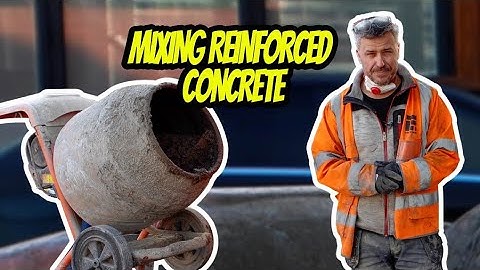How To Mix Reinforced Concrete LIKE A PRO | Beginner