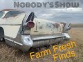 Fresh from the Western Kansas Prairie!  Four cool cars & one old truck exactly "As I  Found them"!