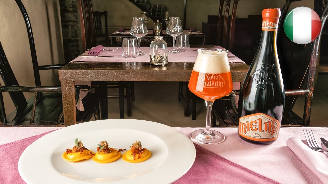 Bottoni ripieni di crema pecorino con pere caramellate e pesto di noci e nocciole -VIDEO ITA