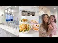 NIGHT TIME ROUTINE!🌙DINNER MEALS + MASTER BATHROOM TOUR!