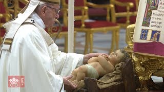Đức Thánh Cha Phanxicô khuyến khích  làm Hang Đá tại nhà và tại nơi công cộng