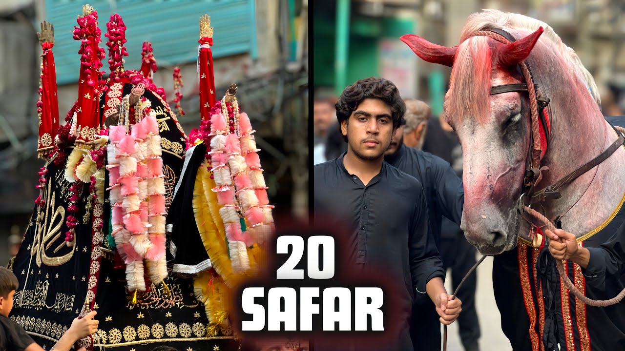 20 Safar Markazi Juloos Chehlum Imam Hussain (A:S) | Arbaeen-e-Hussaini in Lahore 😭