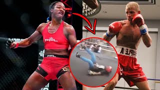 Pro Female Boxer Claressa Shields Gets KNOCKED OUT By Man