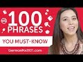 100 Phrases Every German Beginner Must Know 100 Phrases Every German Beginner Must Know