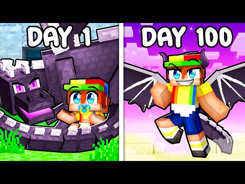 BIRTH To DEATH of a DRAGON in Minecraft!