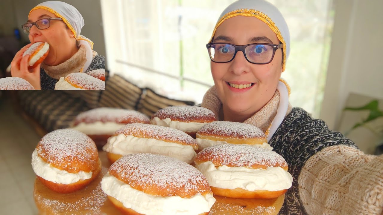 XUXOS O PEPITOS RELLENOS DE NATA/FACIL/DELICIOSO Y CON POCOS INGREDIENTES