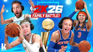 We Taught Our Family to Play the NBA Finals in NBA 2k26 (Family Battle!)