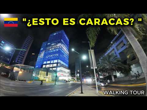 RECORRIDO nocturno por LAS MERCEDES 🇻🇪 ¿Realmente es seguro? CARACAS 2026 walking 4k