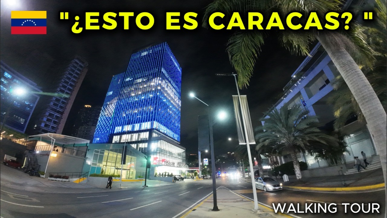 RECORRIDO nocturno por LAS MERCEDES 🇻🇪 ¿Realmente es seguro? CARACAS 2026 walking 4k