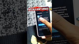 Don't update iOS 26.5 big update 😰 issue #iphoneupdates #ios26.5 #tweening #audio #iphone #shorts