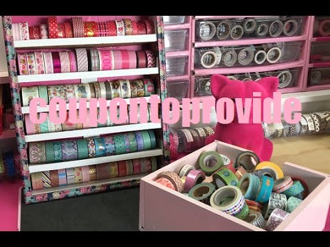 Washi Tape Organizer/Wooden Washi tape Storage Case/ Masking Tape Orga –  DokkiDesign