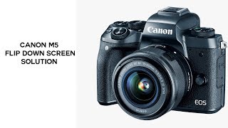 Canon EOS M5 Flip Down Screen SOLUTION For $2