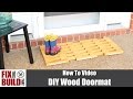 DIY Wood Doormat | How to Make
