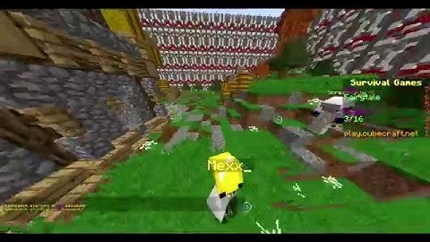 CubeCraft / HungerGames / Hacker (Speed, Kill Aura and Antinockback Hacks) / Mexx_