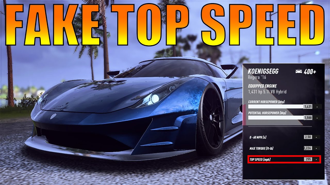 NFS Heat KOENIGSEGG Regera Fully Upgraded 400+ Ultimate+ Parts YouTube