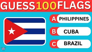 Guess And Learn 100 Flags! FLAG QUIZ