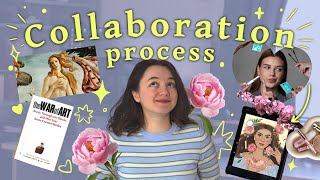 How to collaborate as an artist ✸ my process,  book recommendation, honest tips and tricks