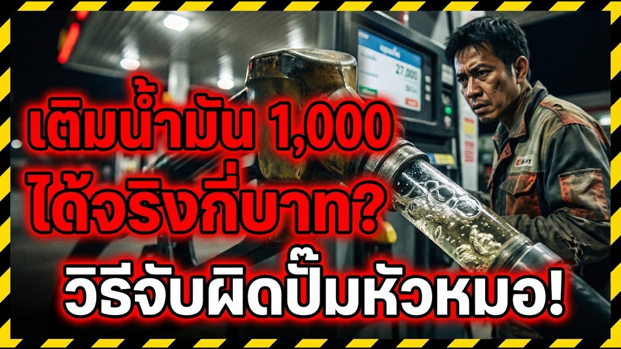 กลโกงปั๊มน้ำมันระบบดิจิทัล ช่างซ่อมตู้แฉเอง!  วิธีจับผิดหัวจ่ายน้ำมันที่คนขับรถต้องรู้