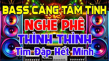 TIM Đập Hết Mình, Nhạc Test Loa CỰC CHUẨN 8D - Nhạc Disco REMIX Bass Căng Tâm Tình - Phê Thình Thình