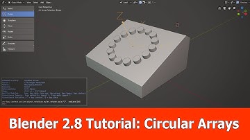 Blender 2.8 Tutorial : Circular Arrays