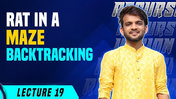 L19. Rat in A Maze | Backtracking