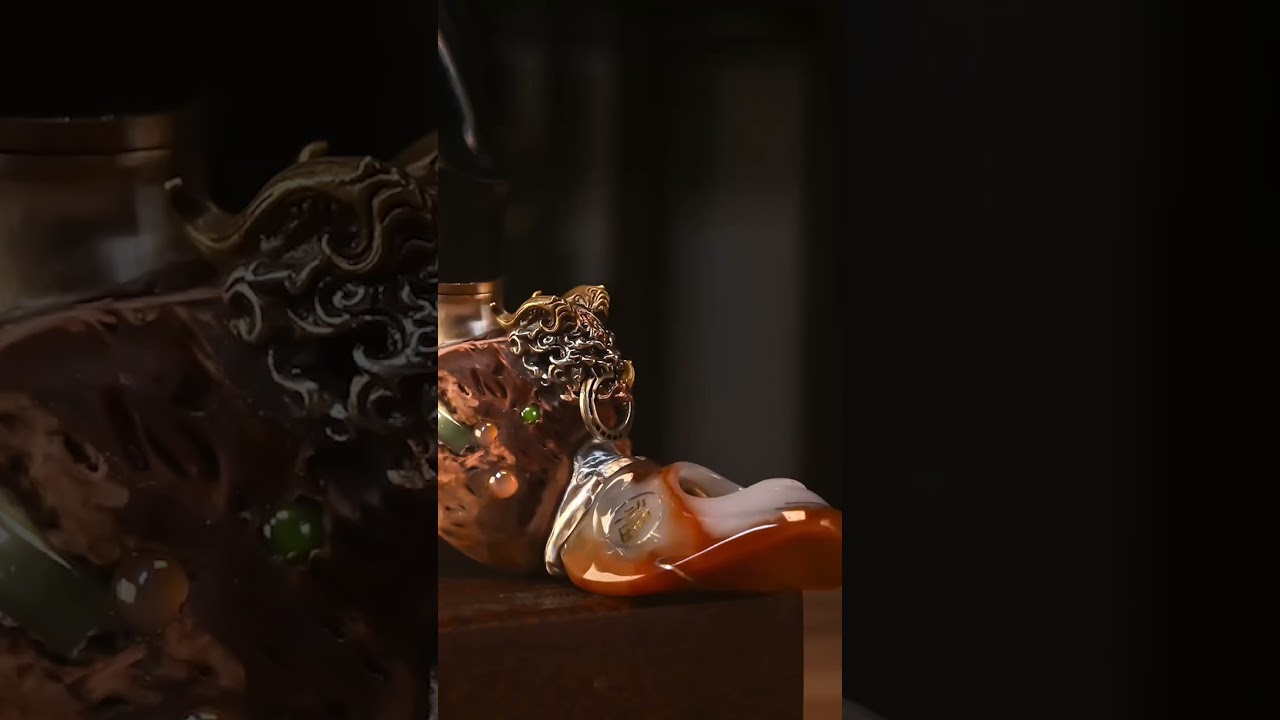 中国骨董品　文玩　文化財　翡翠煙斗　古賞物　古美品　古美術品　551 烟斗#古玉收藏#翡翠- YouTube