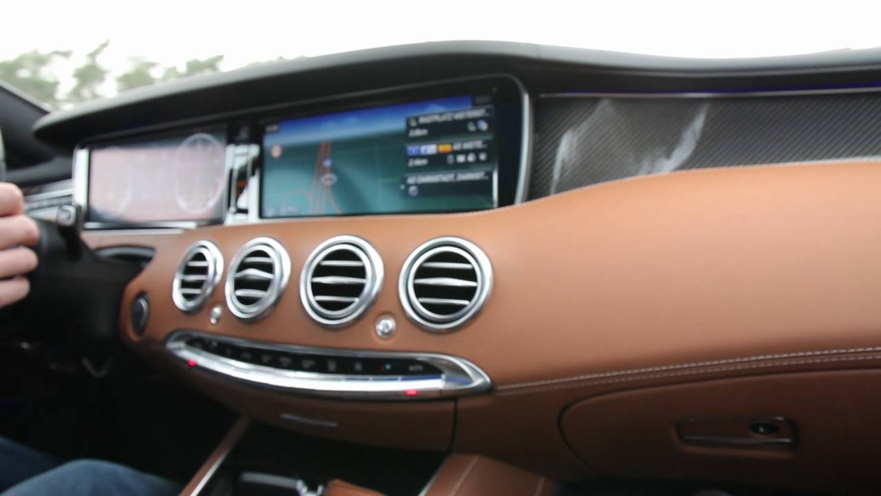 Mercedes S63 AMG Coupe - Acceleration (Autobahn) 2016 - YouTube