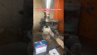 Truck Torque Rod Bushing Replacement | Satisfying Hydraulic Press Work#shorts #viral #video
