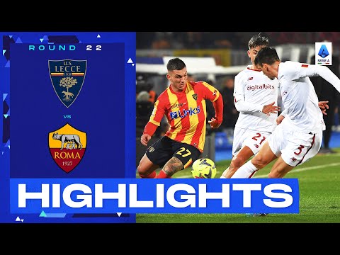 Lecce-Roma 1-1 | Lecce hold Roma to a draw: Goals &amp; Highlights | Serie A 2022/23