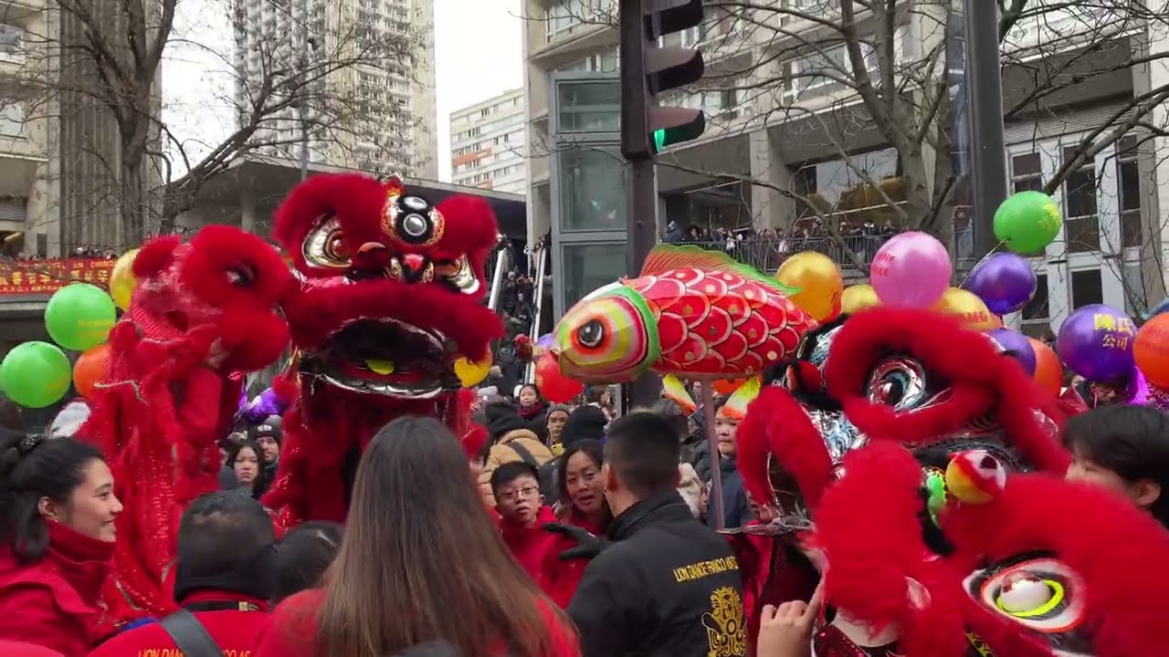 Chinese new year parade  Paris 13e # défilé du nouvel an chinois