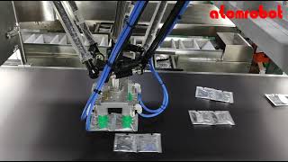 Pharma cartoning with delta robot
