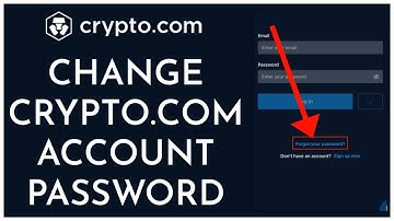 How to Change Crypto.com Account Password 2021?