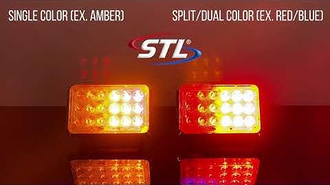 Alpha-Z® 6x4 LED Surface Mount Warning Light - Flash Patterns