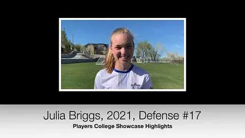 Julia Briggs, Players Showcase Highlights