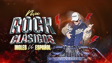 ROCK CLASICO: INGLES VS ESPAÑOL 🎸 || MIX ÉPICO DE GRANDES CLÁSICOS 🤟🏻😎 || MEJORES HITS - 80